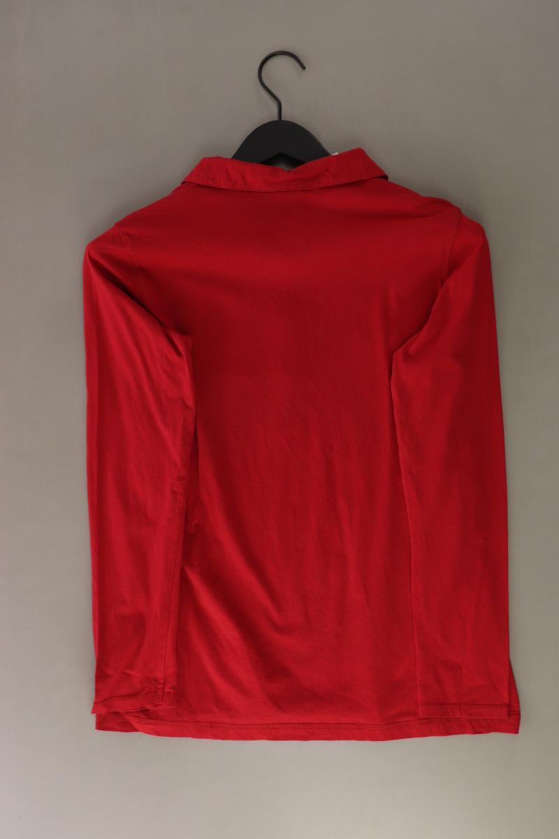 Esprit Poloshirt Gr. XXL Langarm rot aus Baumwolle