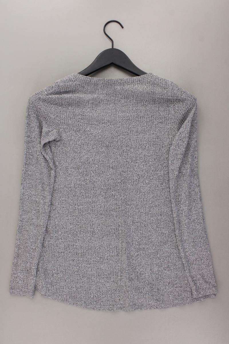 Hollister Shirt mit V-Ausschnitt Gr. XS 3/4 Ärmel grau aus Viskose