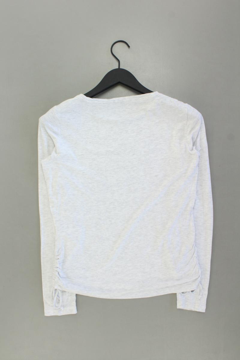 Tom Tailor Printshirt Gr. M Langarm grau aus Viskose