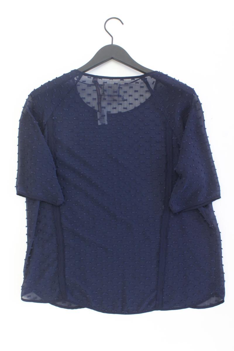 Holly & Whyte Kurzarmbluse Gr. M blau aus Polyester