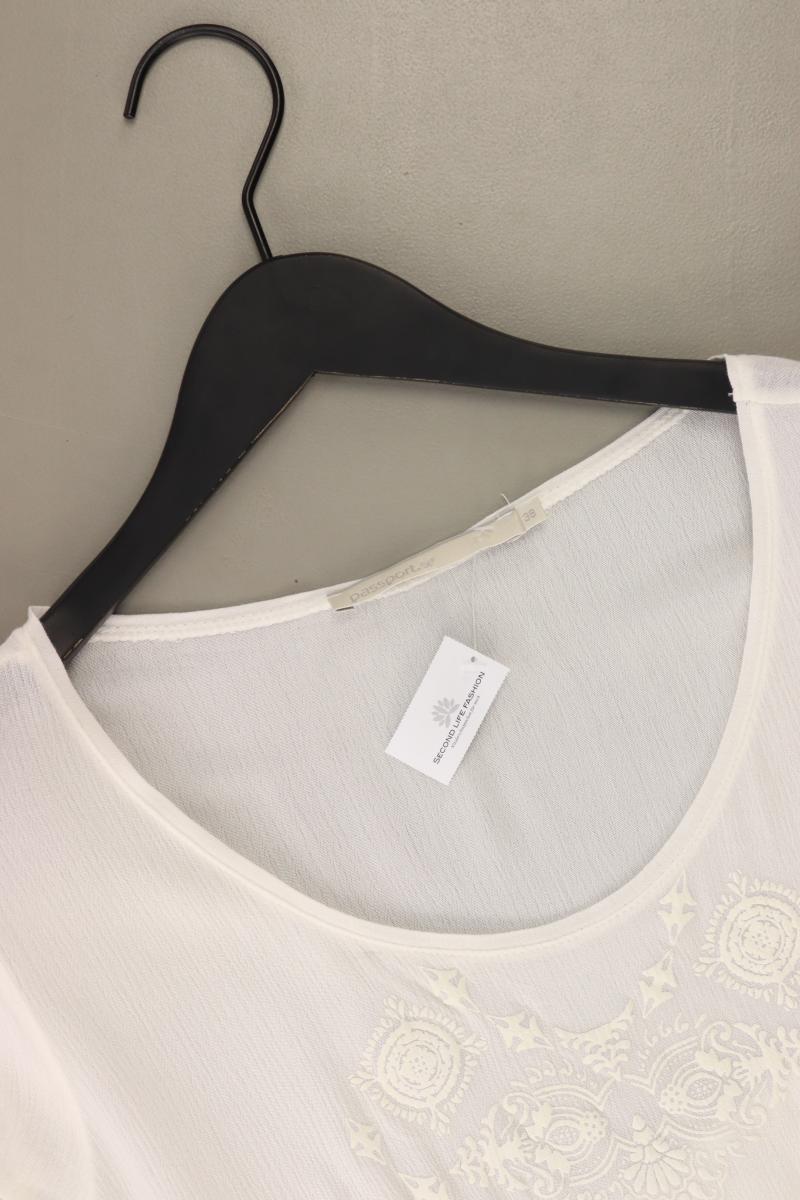 Passport Kurzarmbluse Gr. 38 creme