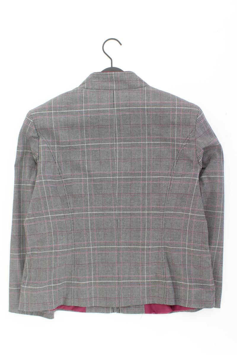 FABIANI Übergangsjacke Gr. 42 kariert grau aus Polyester