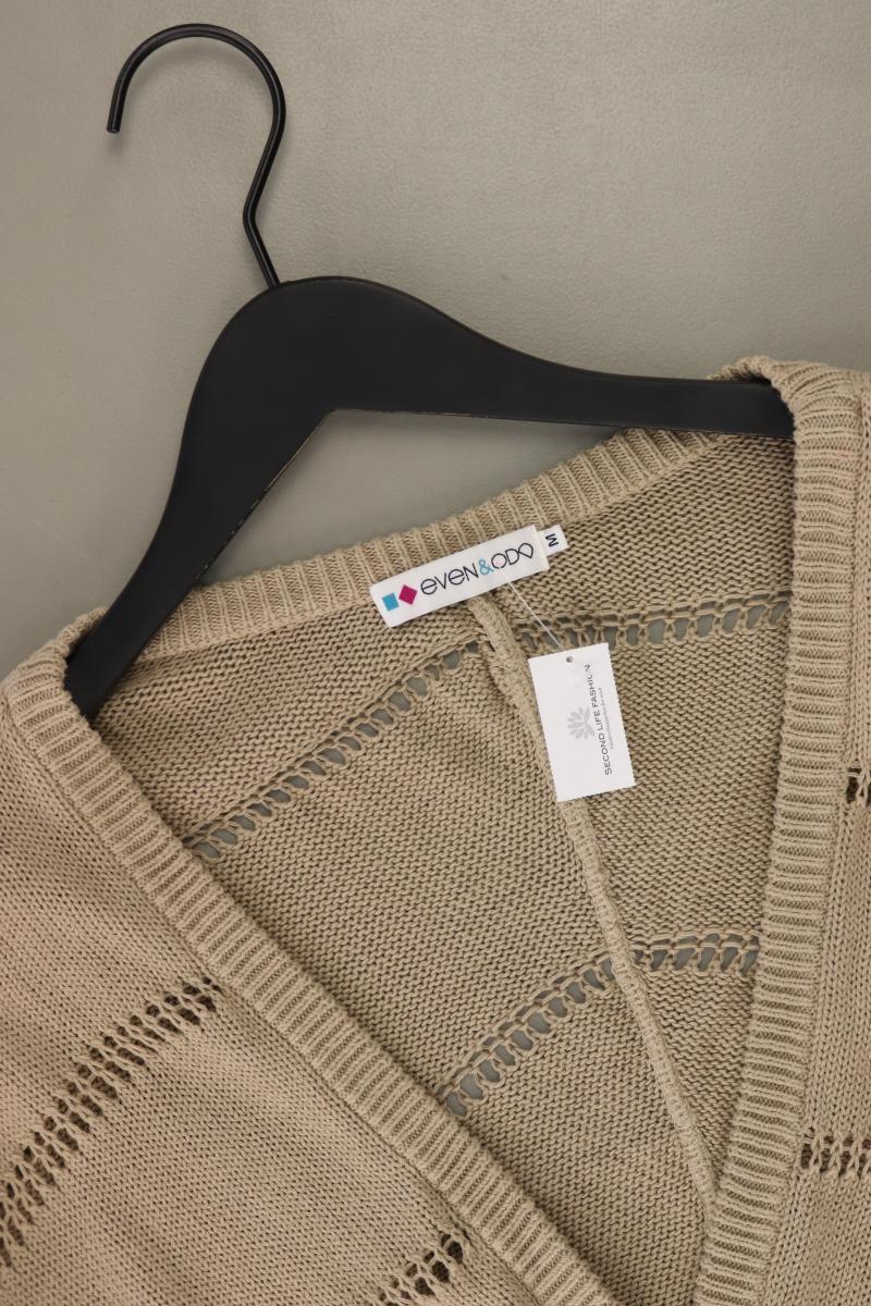 Even & Odd Strickjacke Gr. M Weite Ärmel creme aus Baumwolle