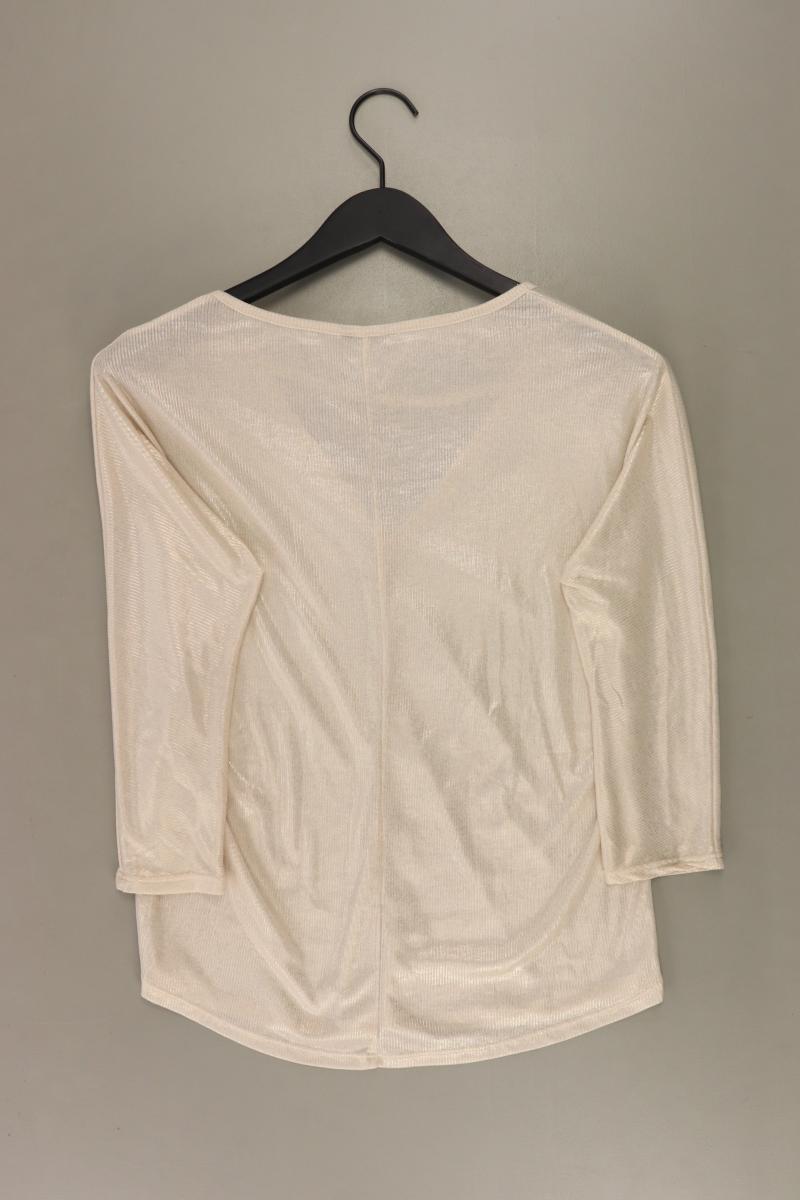 Review Shirt mit V-Ausschnitt Gr. S 3/4 Ärmel mit Glitzer gold aus Polyester
