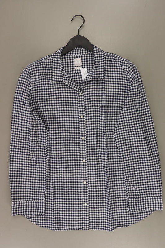 GAP Karobluse Gr. XL kariert Langarm blau aus Baumwolle