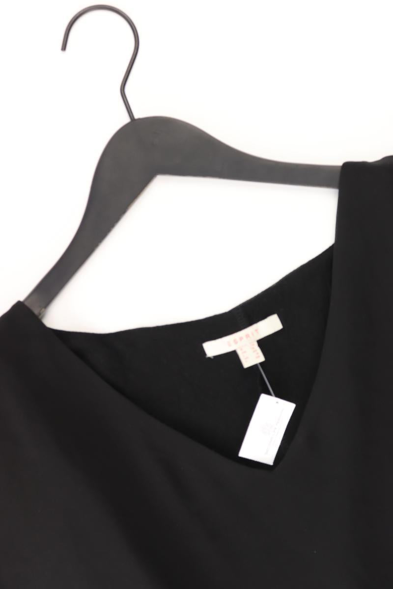 Esprit Kurzarmbluse Gr. 36 schwarz aus Polyester