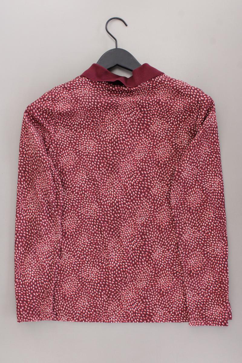 Lands' End Poloshirt Gr. M Langarm rot aus Baumwolle
