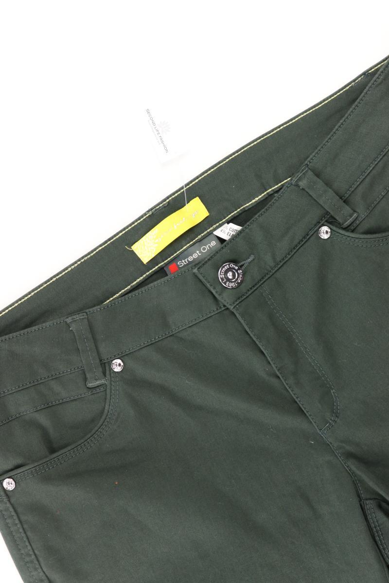 Street One 7/8 Jeans Gr. 38 olivgrün aus Baumwolle