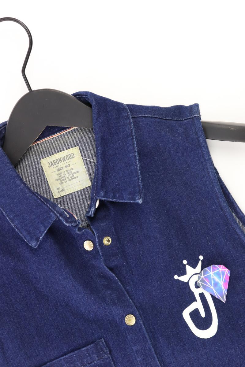 Jeanskleid Gr. S Ärmellos blau aus Baumwolle