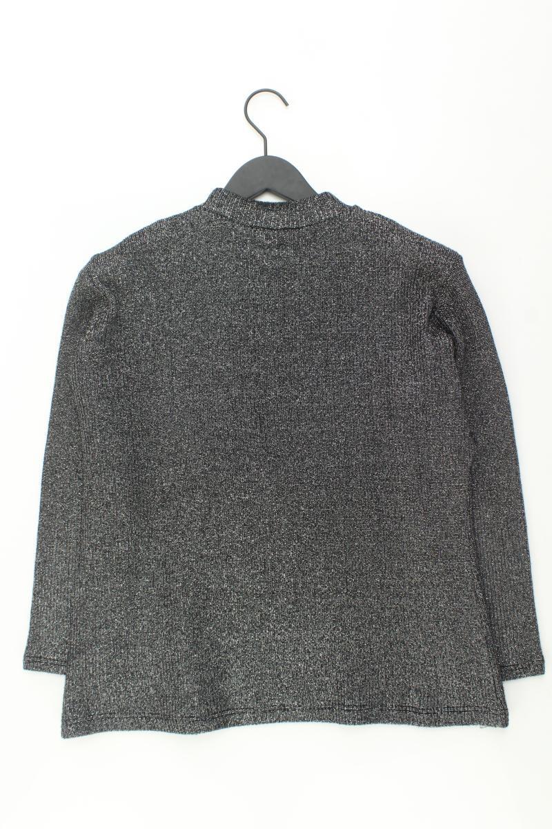 Longsleeve-Shirt Gr. 44 Langarm mit Glitzer silber