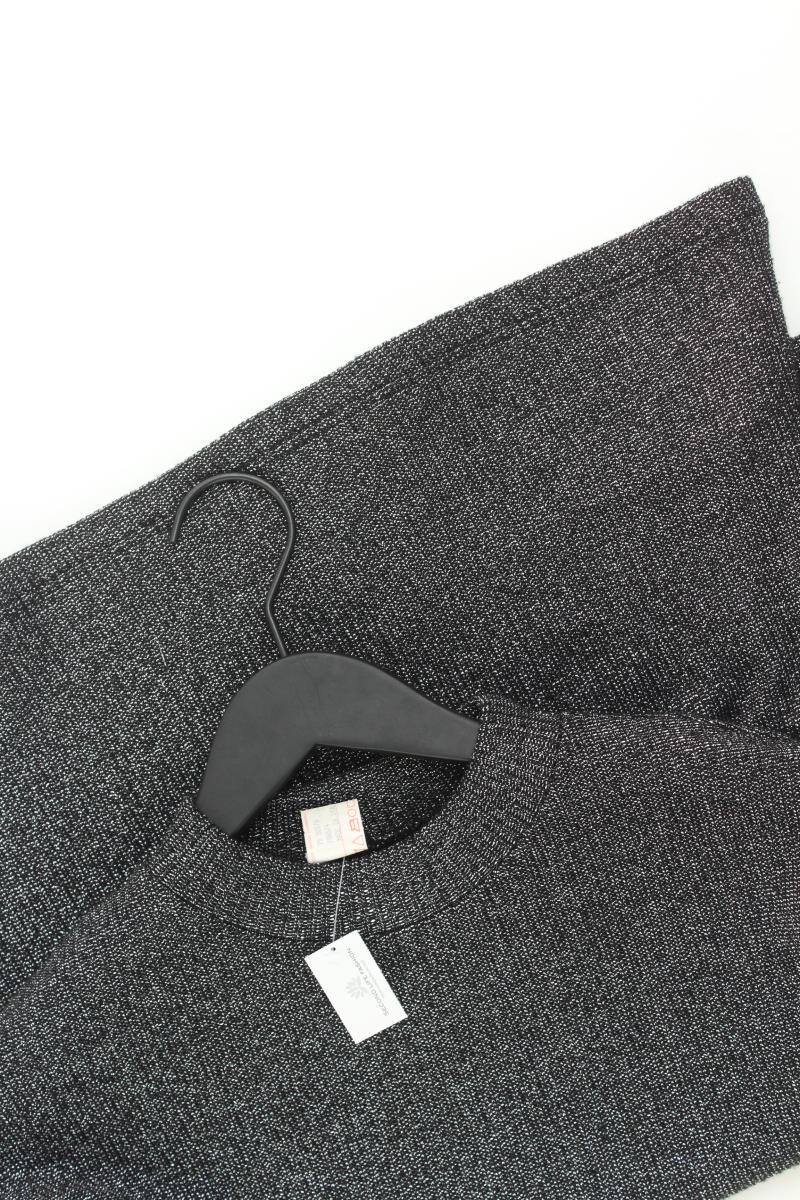 Longsleeve-Shirt Gr. 44 Langarm mit Glitzer silber