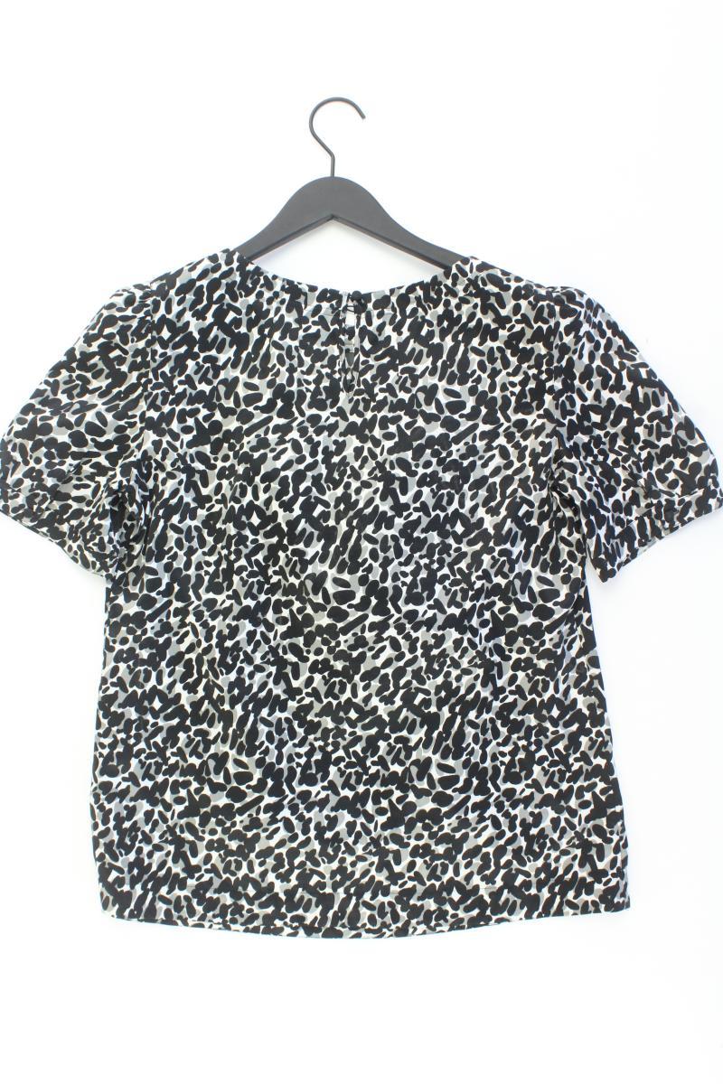 Esprit Collection Kurzarmbluse Gr. 40 gepunktet schwarz aus Polyester