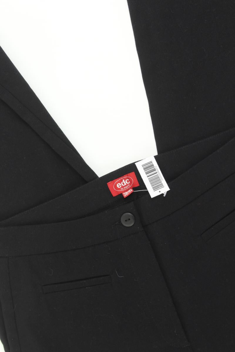 edc by Esprit Stoffhose Gr. 38/L34 Vintage schwarz