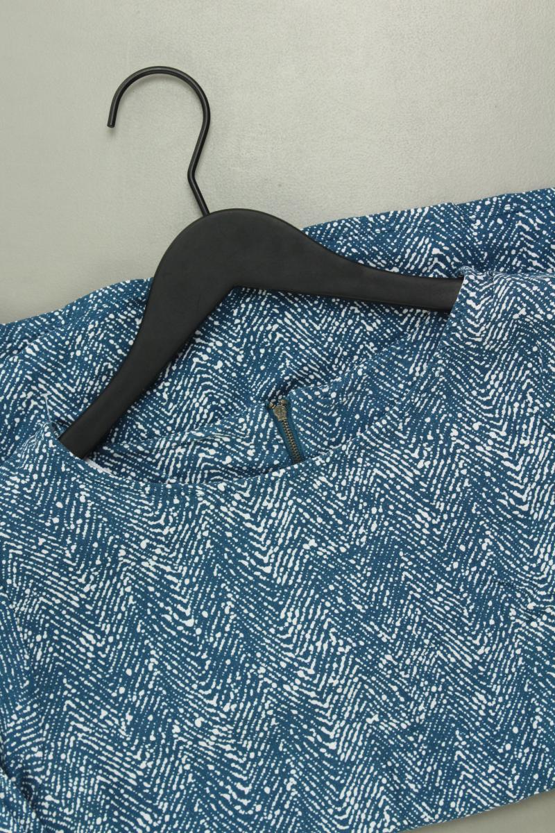 Street One Langarmbluse Gr. M blau aus Viskose