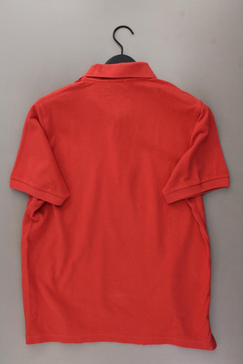Heine Poloshirt für Herren Gr. 48/50 Kurzarm orange aus Baumwolle
