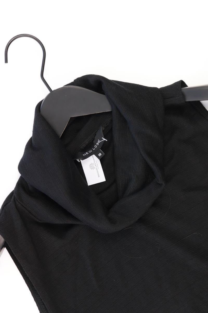 New Look Shirt Gr. UK 18 (XL) Ärmellos schwarz