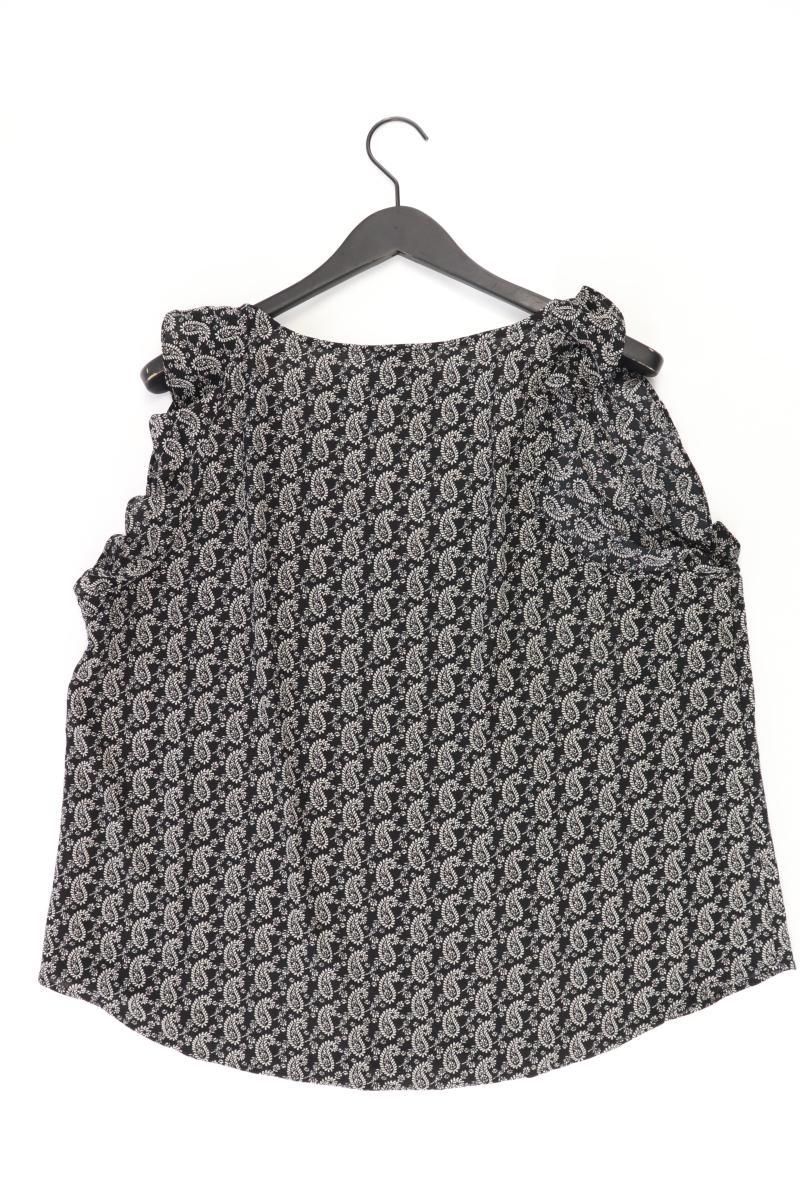 Vince Camuto Rüschenbluse Gr. XXL Kurzarm schwarz aus Polyester