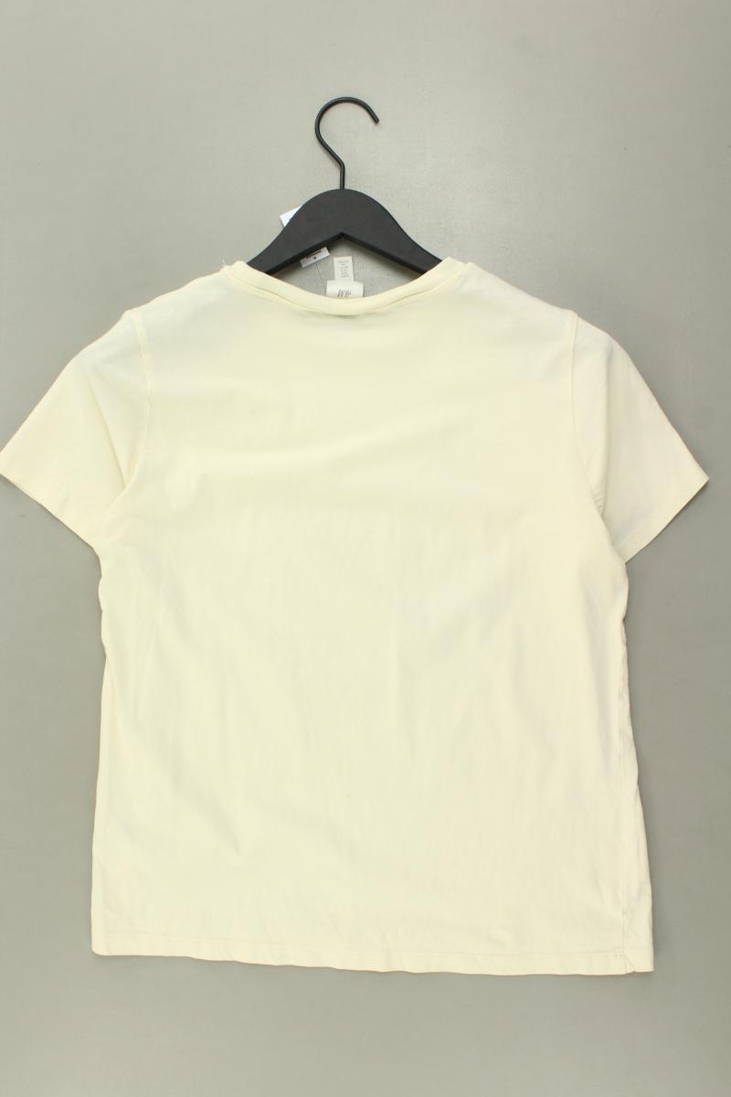 H&M T-Shirt für Herren Gr. S Kurzarm gelb