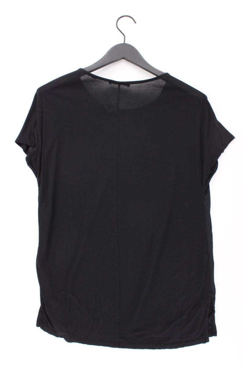 Esprit Kurzarmbluse Gr. L mit Glitzer schwarz