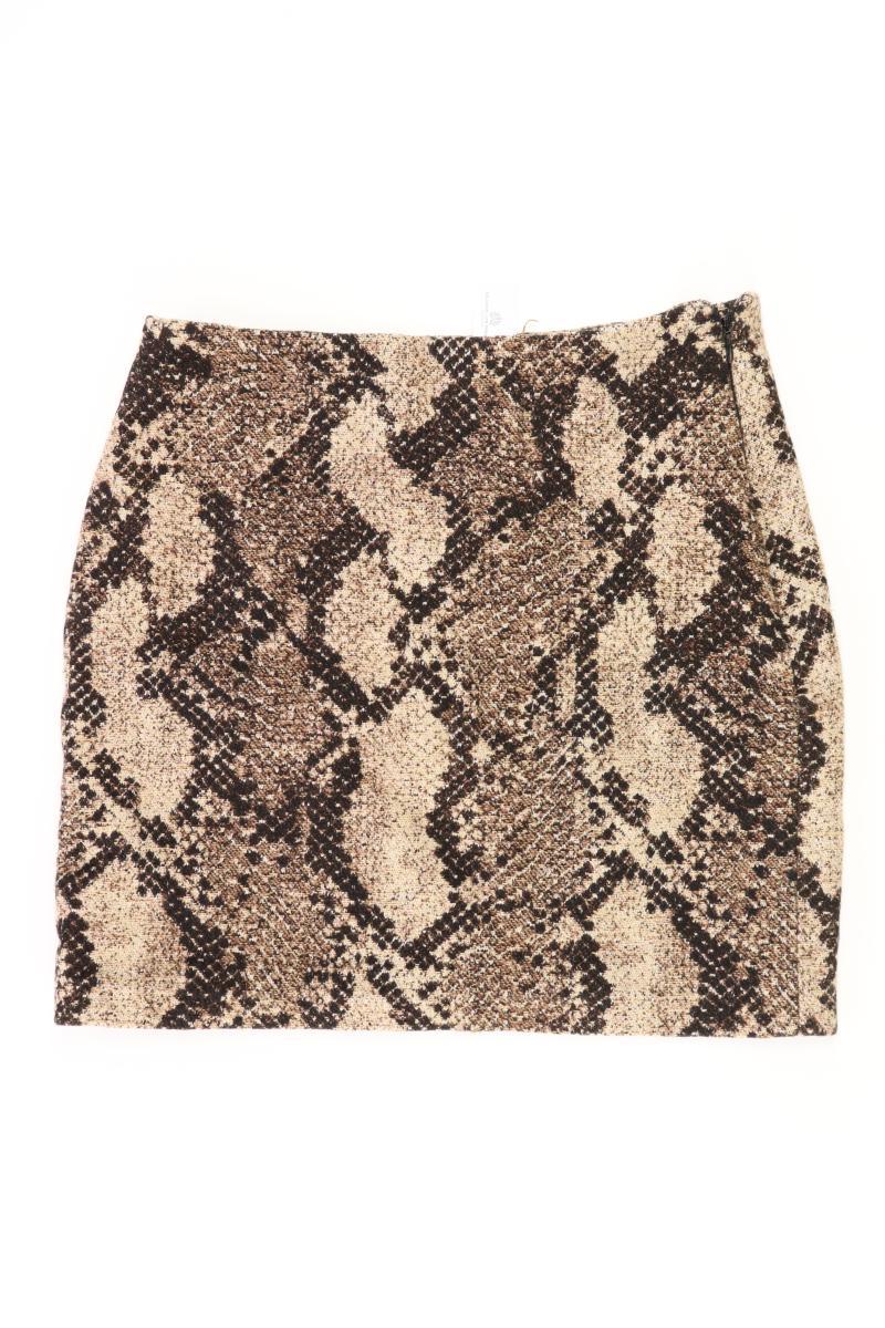 H&M Rock Gr. 36 mit Tierdruck braun