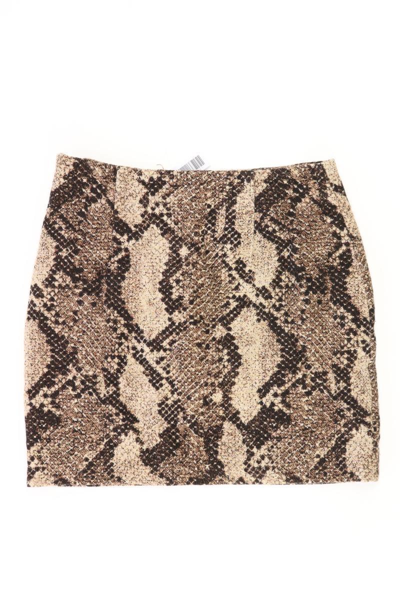 H&M Rock Gr. 36 mit Tierdruck braun