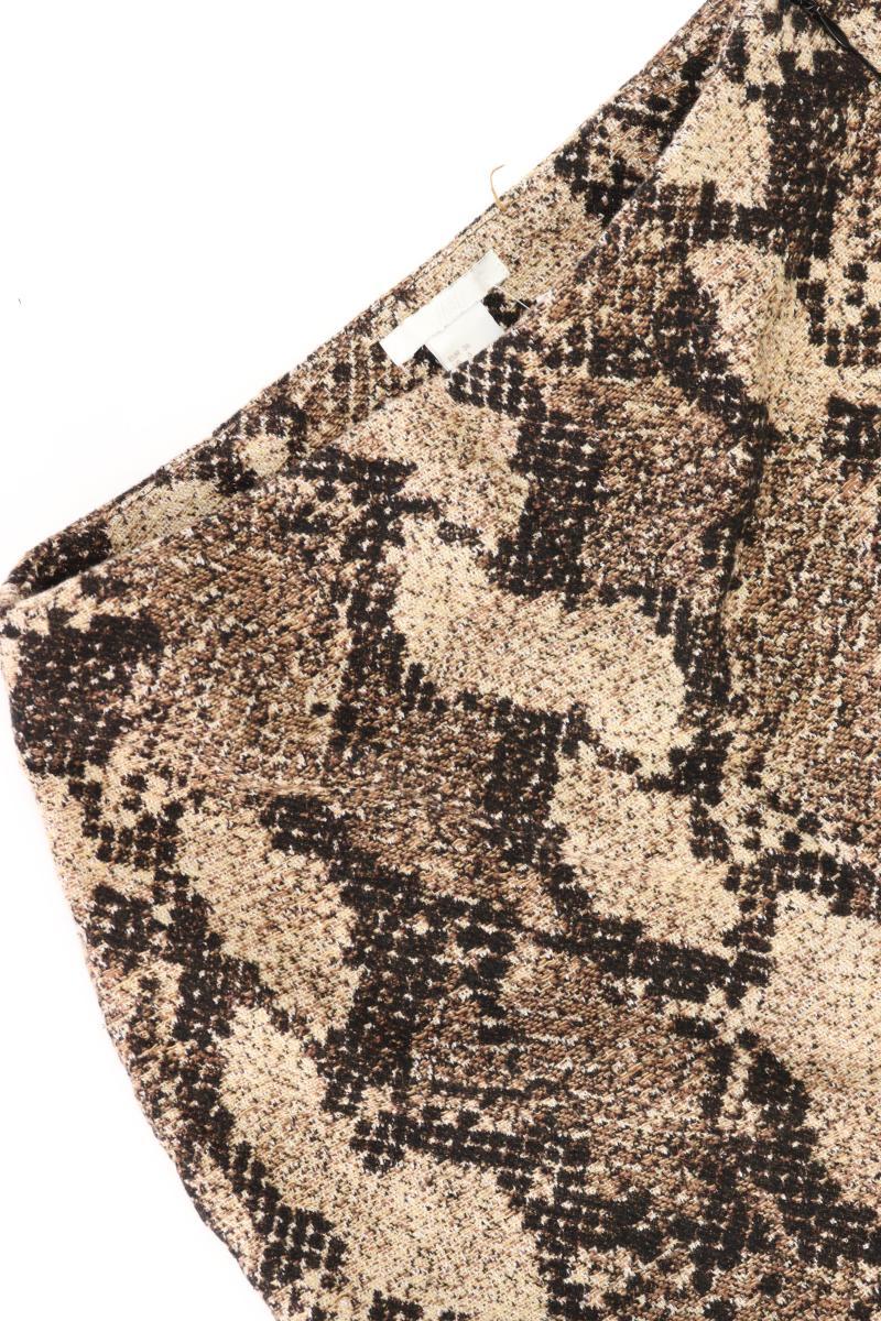 H&M Rock Gr. 36 mit Tierdruck braun