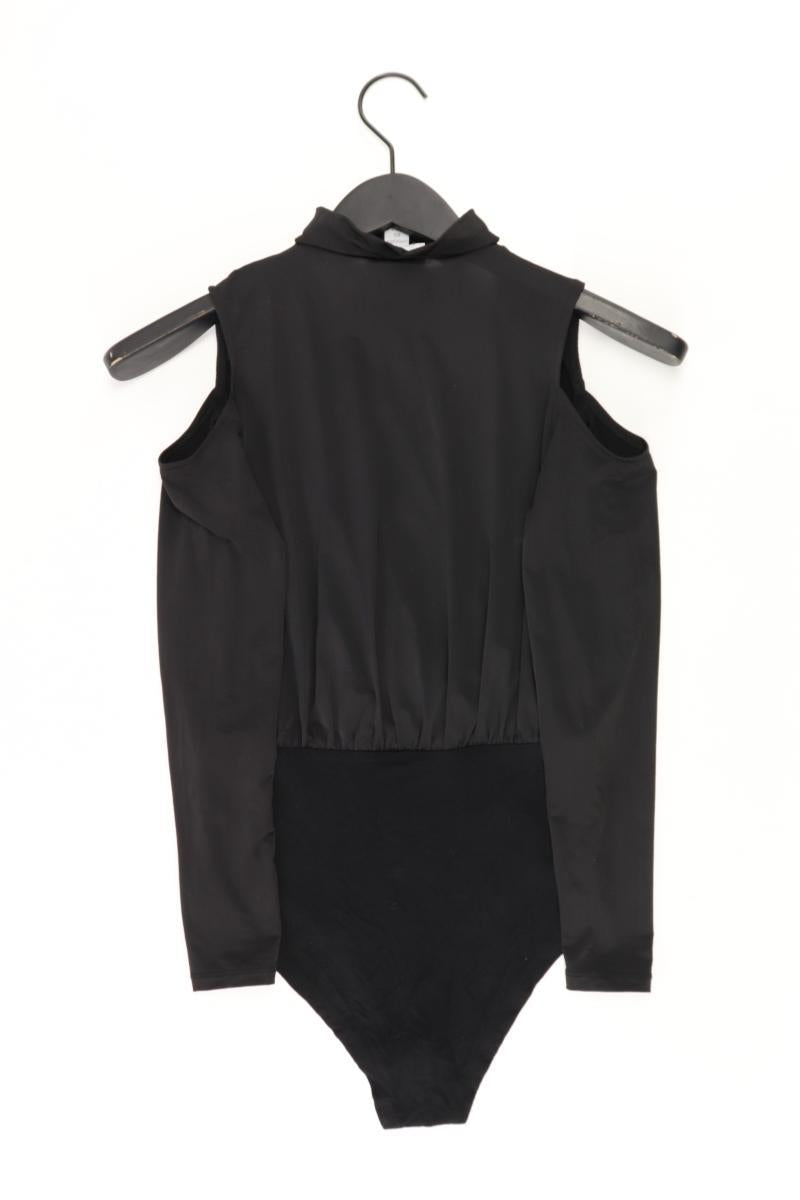 Amisu Body Bluse Gr. XS Langarm schwarz aus Polyester