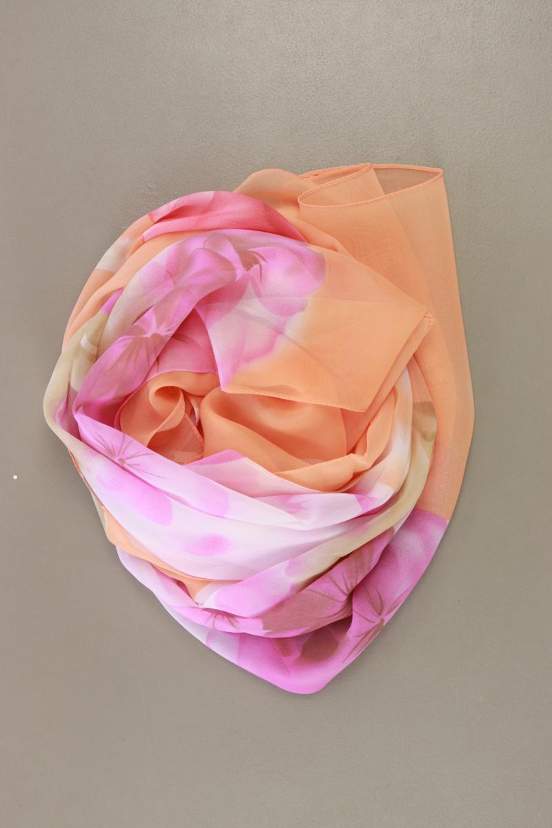 Tuch mit Blumenmuster orange