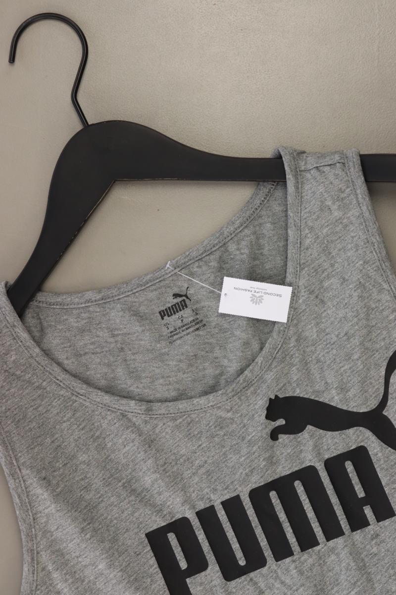 Puma Sporttop für Herren Gr. S grau aus Baumwolle
