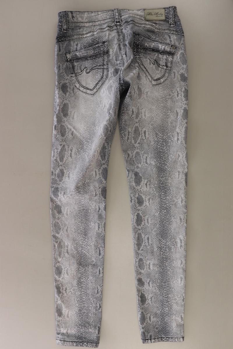 Blue Monkey Straight Jeans Gr. w28/L32 grau aus Baumwolle