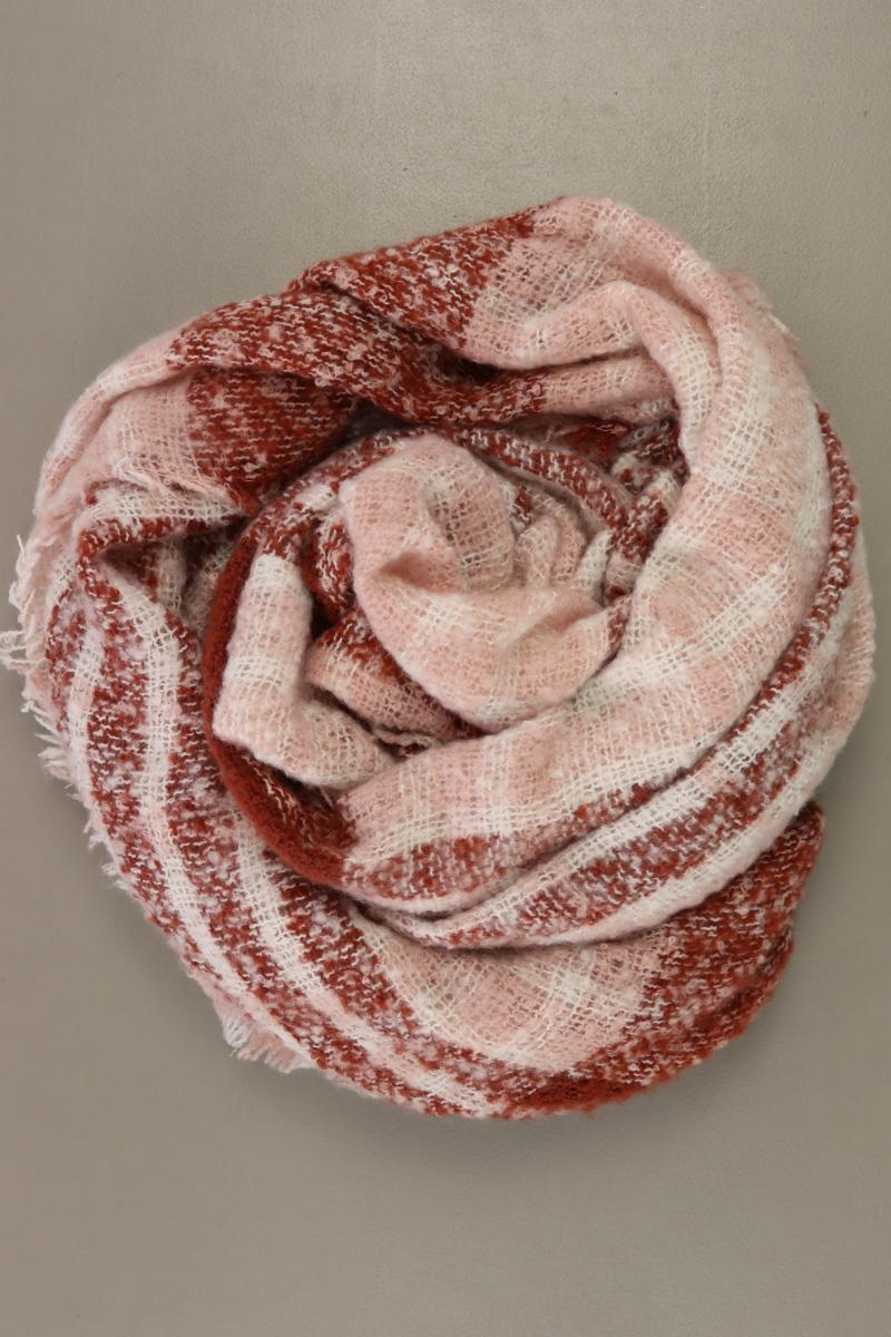 Schal kariert rosa