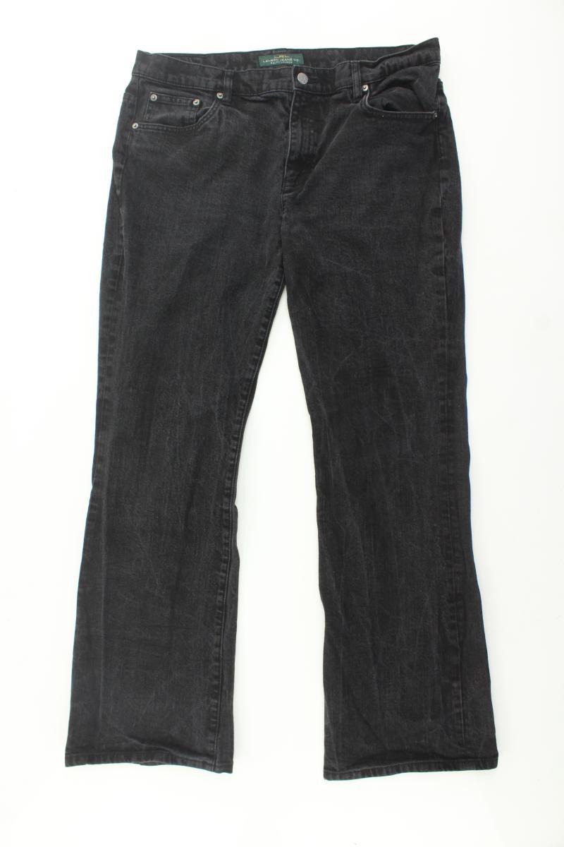 Ralph Lauren Straight Jeans Gr. UK 16 (L) grau aus Baumwolle