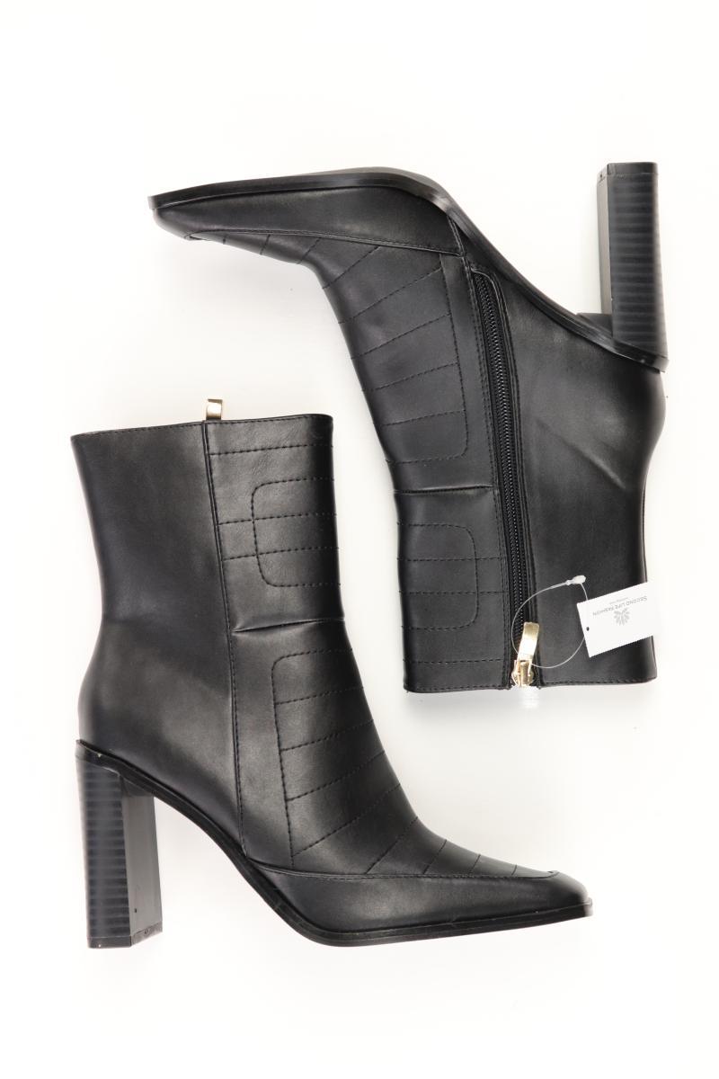 High-Heel Stiefel Gr. 37 schwarz aus Polyurethan