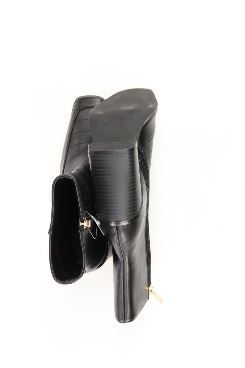 High-Heel Stiefel Gr. 37 schwarz aus Polyurethan
