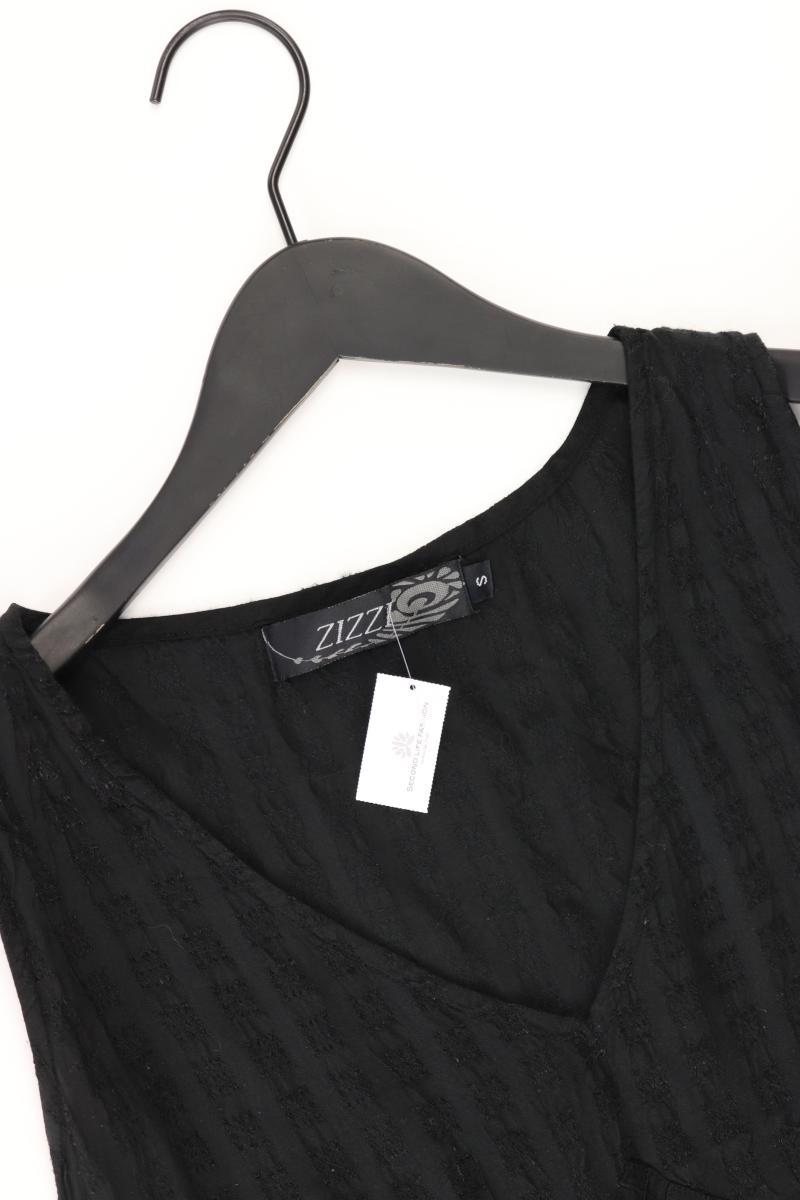 Zizzi Bluse Gr. S Träger schwarz aus Viskose