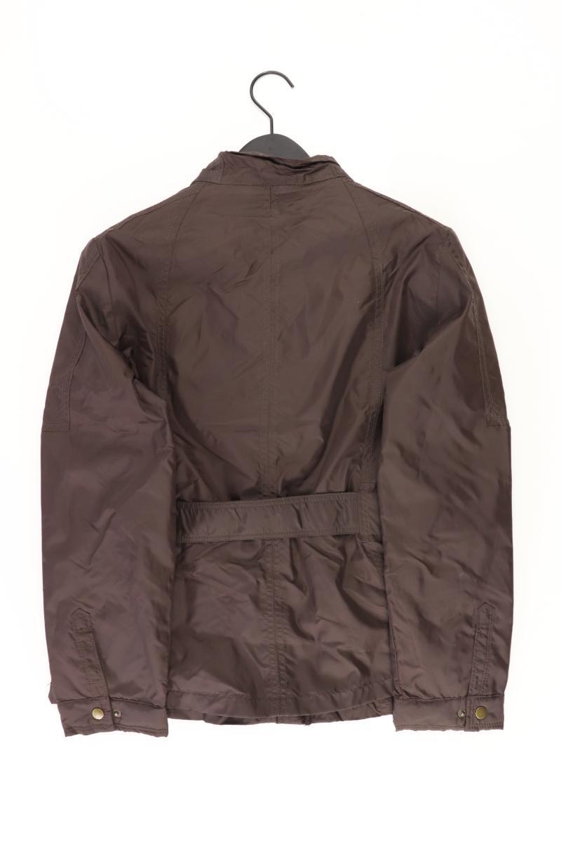 Via Appia Lange Jacke Gr. 40 mit Gürtel braun aus Polyamid