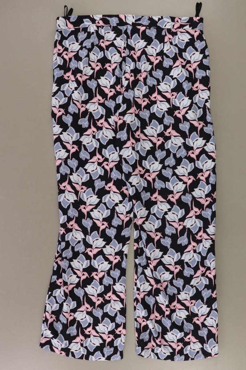 rick cardona Stoffhose Gr. Kurzgröße 21 mit Blumenmuster neuwertig blau
