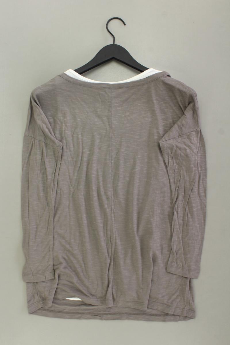 Heine Longsleeve-Shirt Gr. 38 Langarm braun aus Viskose