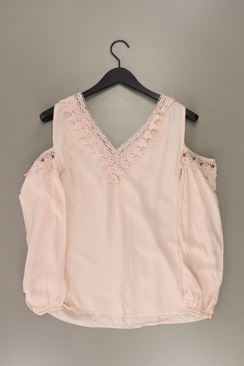 Tesini Bluse Gr. 40 3/4 Ärmel rosa aus Viskose