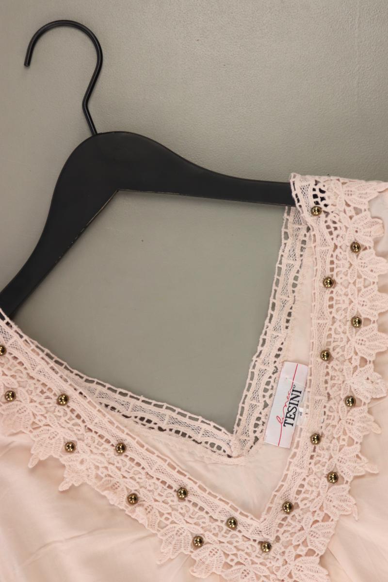 Tesini Bluse Gr. 40 3/4 Ärmel rosa aus Viskose