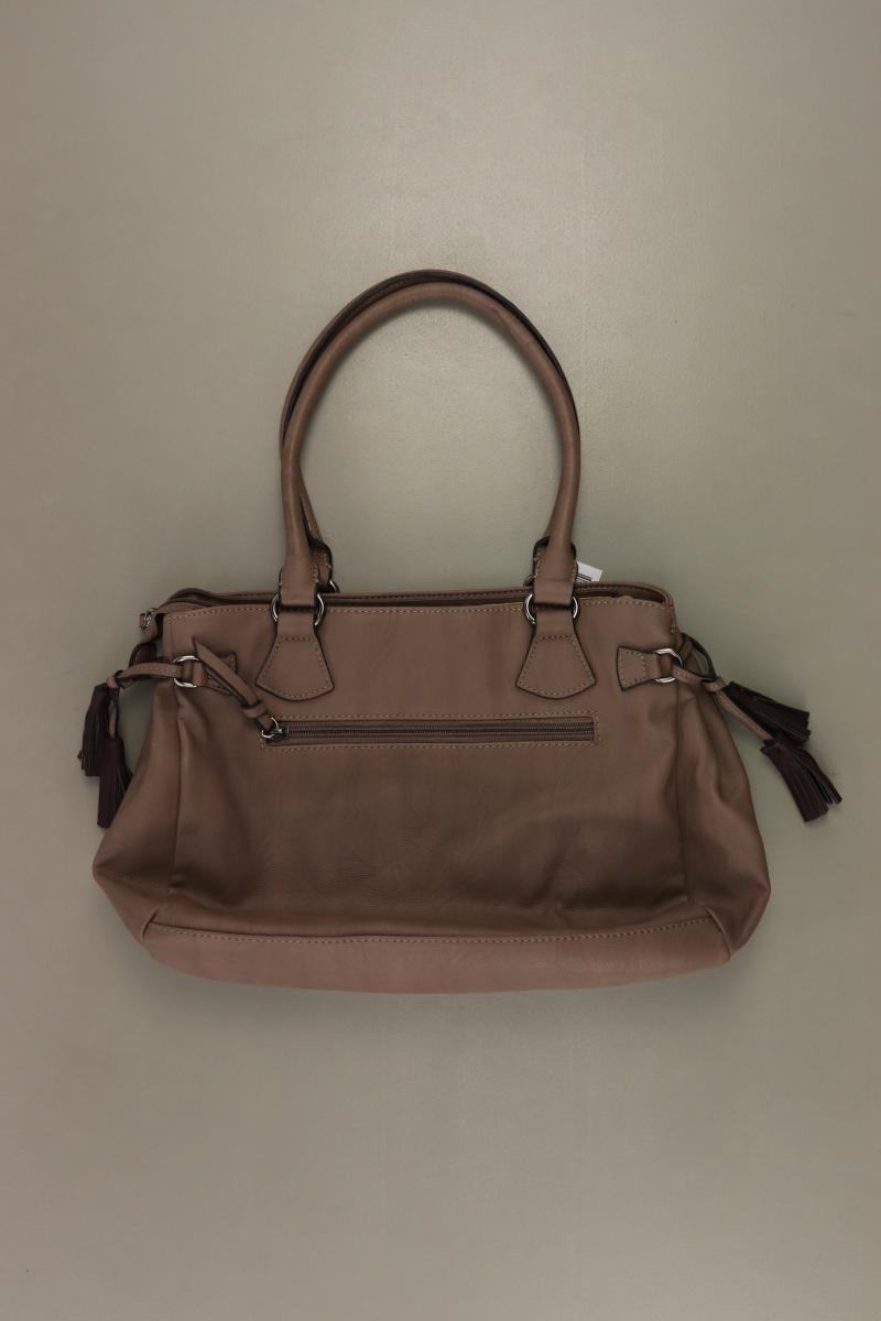 Henkeltasche braun aus Polyurethan