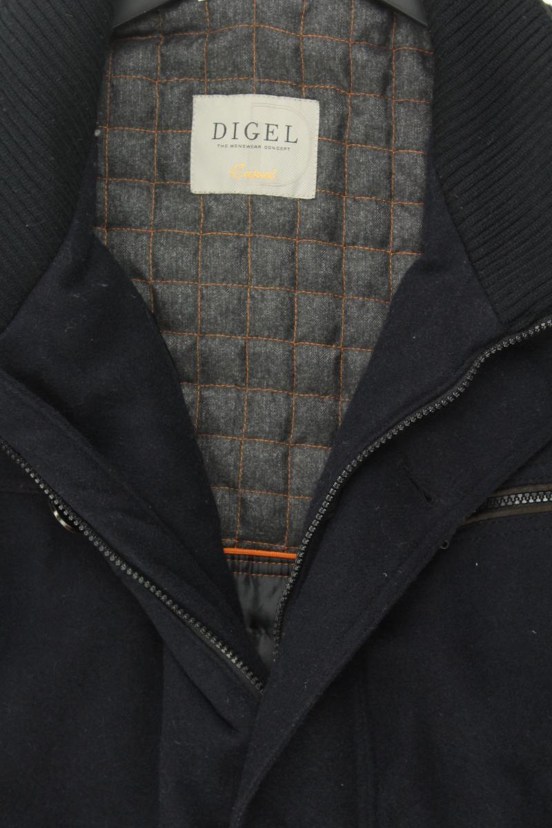 Digel Wollmantel für Herren Gr. 62 blau