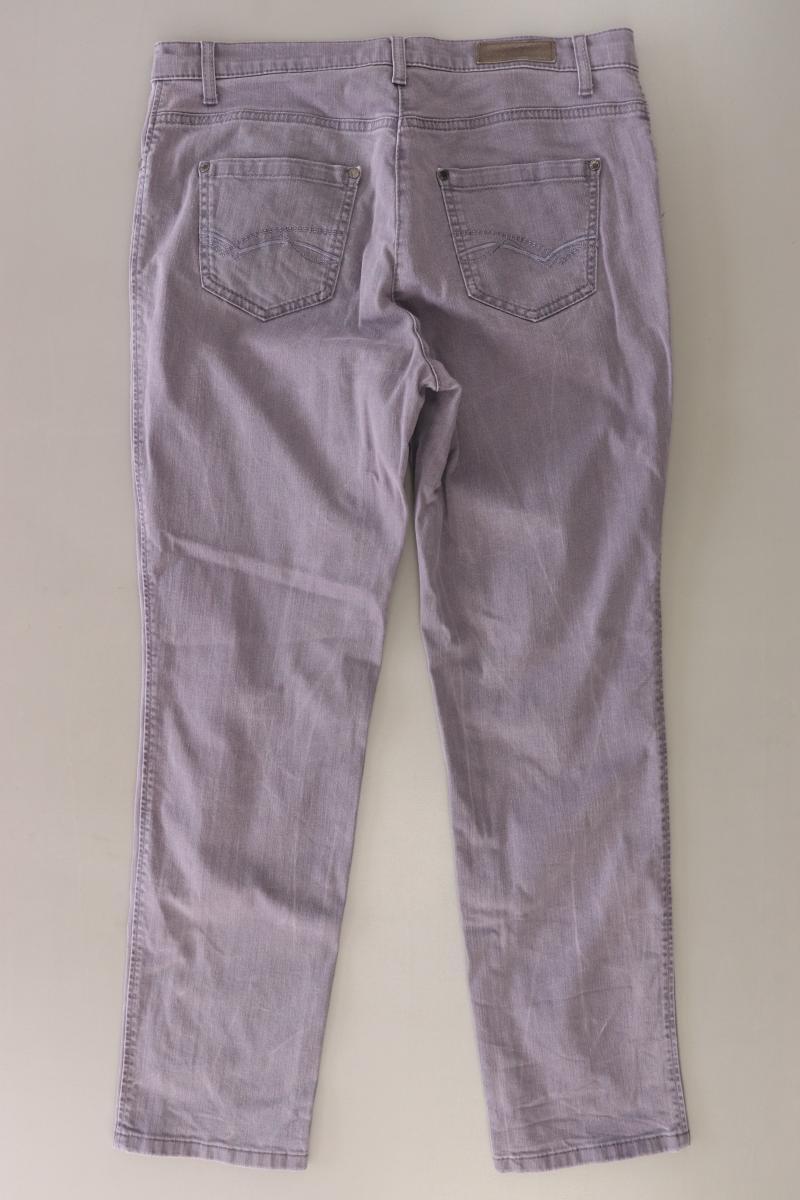 Brax Straight Jeans Gr. Kurzgröße 42 grau aus Baumwolle