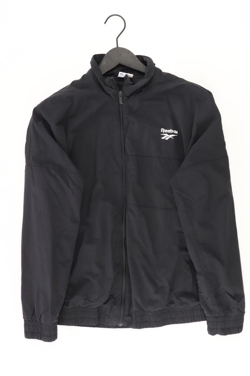 Reebok Lange Jacke Gr. XL grau aus Polyester