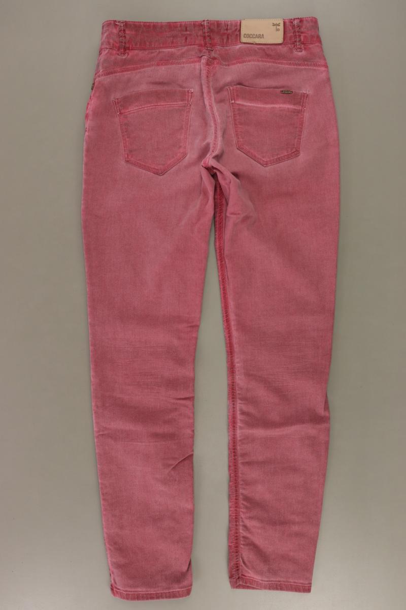 Coccara Straight Jeans Gr. W28 rot aus Baumwolle