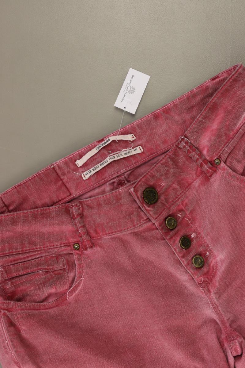 Coccara Straight Jeans Gr. W28 rot aus Baumwolle