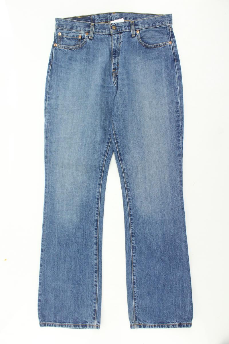 Levi's Straight Jeans für Herren Gr. W33/L34 blau aus Baumwolle