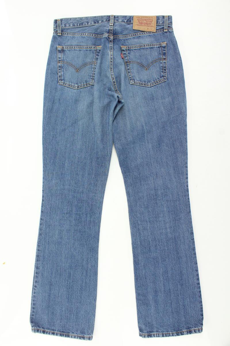 Levi's Straight Jeans für Herren Gr. W33/L34 blau aus Baumwolle