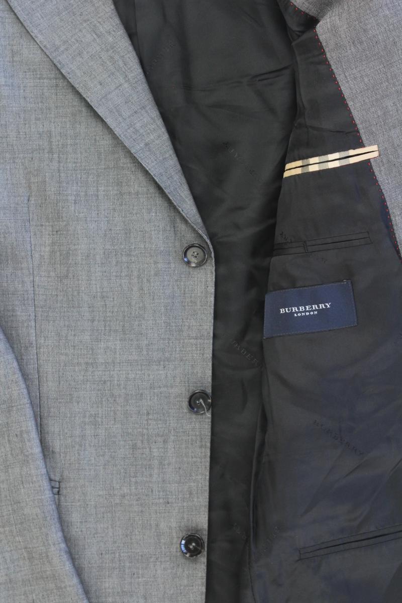 Burberry Wollsakko für Herren Gr. 48 neuwertig grau aus Schurwolle