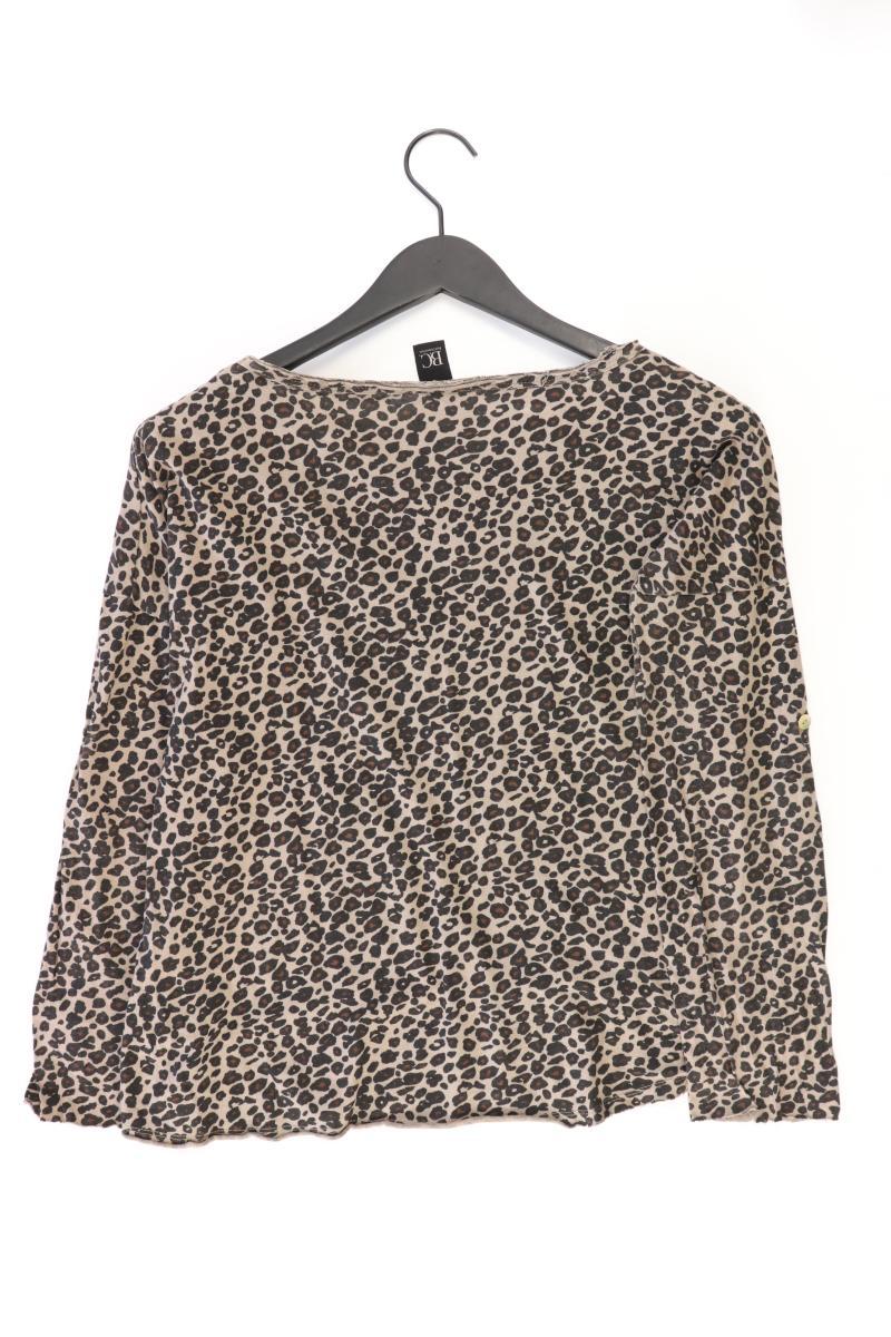 Best Connections Longsleeve-Shirt Gr. 36/38 mit Tierdruck Langarm mit Pailletten